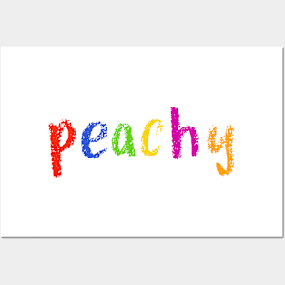 peachy Posters and Art